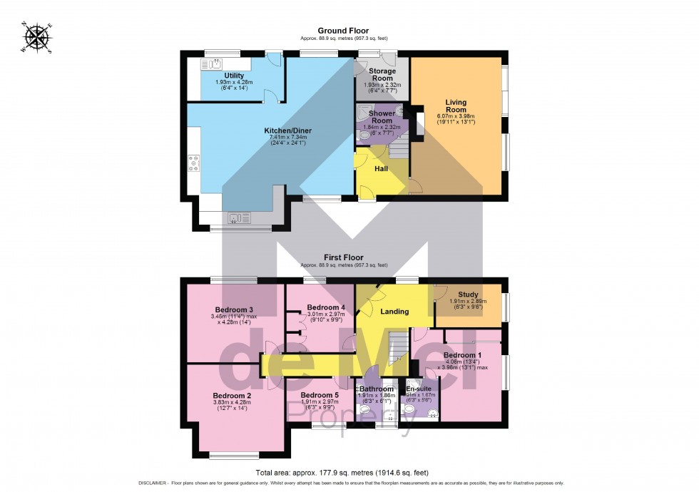 Floorplan for Old Tewkesbury Road, Norton