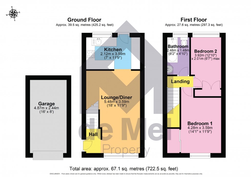 Floorplan for Marsh Gardens, Cheltenham