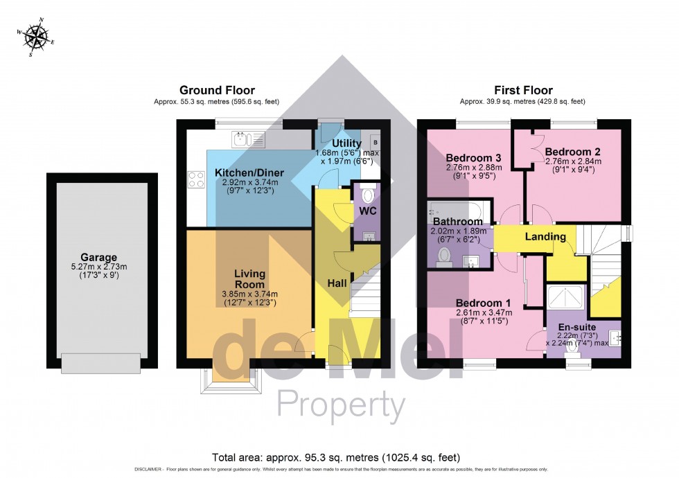 Floorplan for Whittle Close, Stoke Orchard, Cheltenham