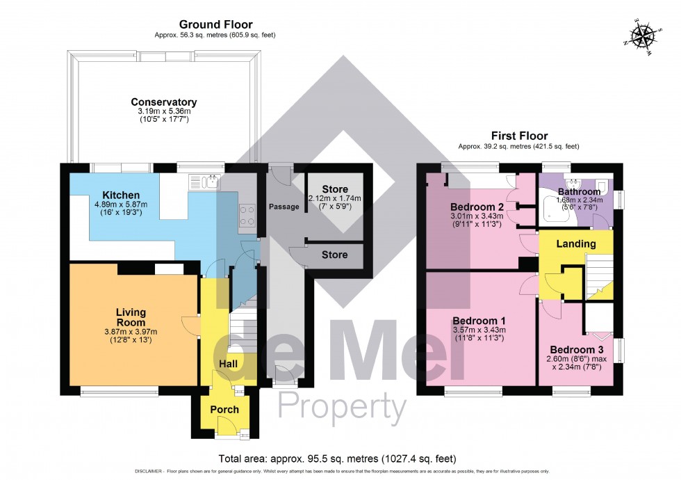 Floorplan for Linworth Road, Bishops Cleeve