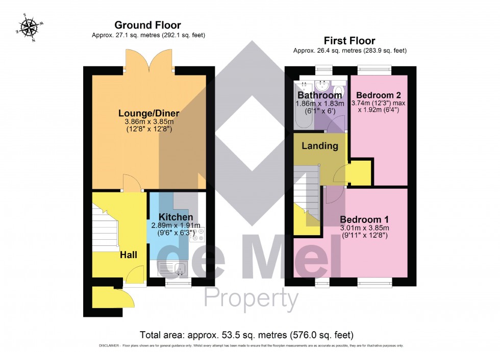 Floorplan for Chiltern Avenue, Bishops Cleeve