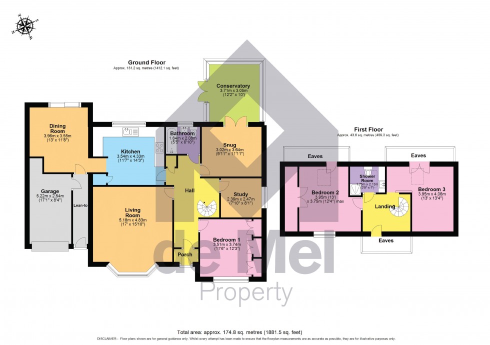 Floorplan for Bushcombe Close, Woodmancote