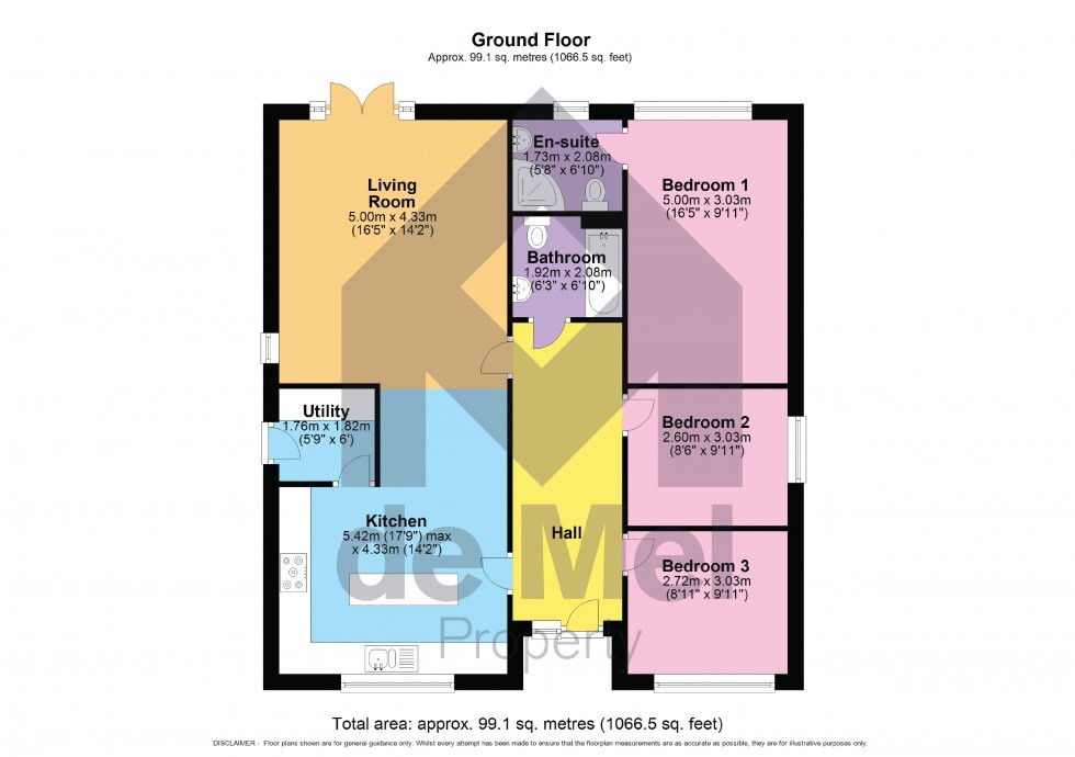 Floorplan for Vicarage Lane, Brockworth