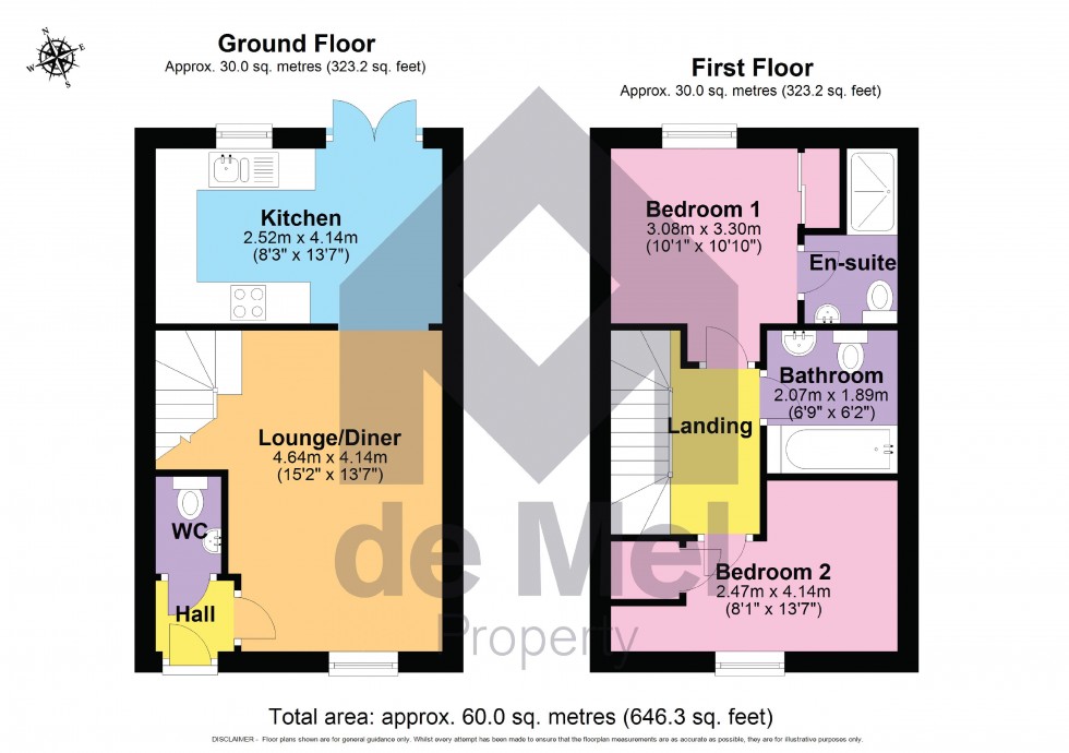 Floorplan for Pennylands Way, Winchcombe