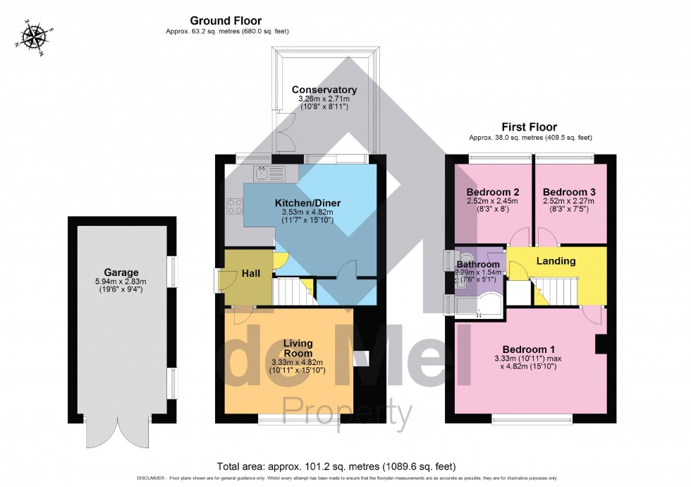 Floorplan for Beaumont Drive, Cheltenham