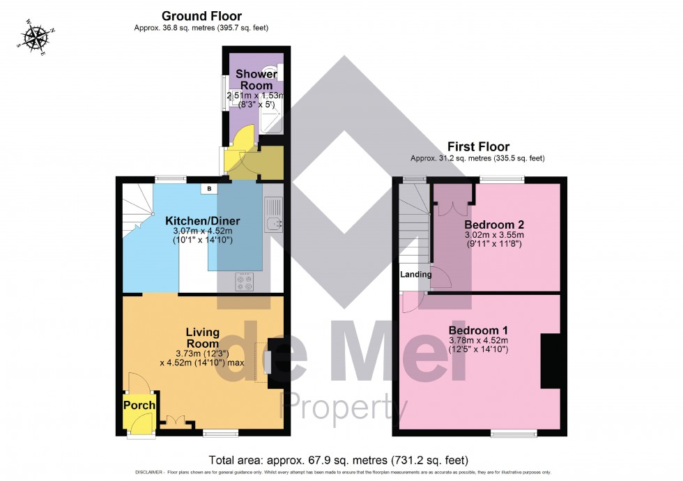 Floorplan for Brunswick Street, Cheltenham