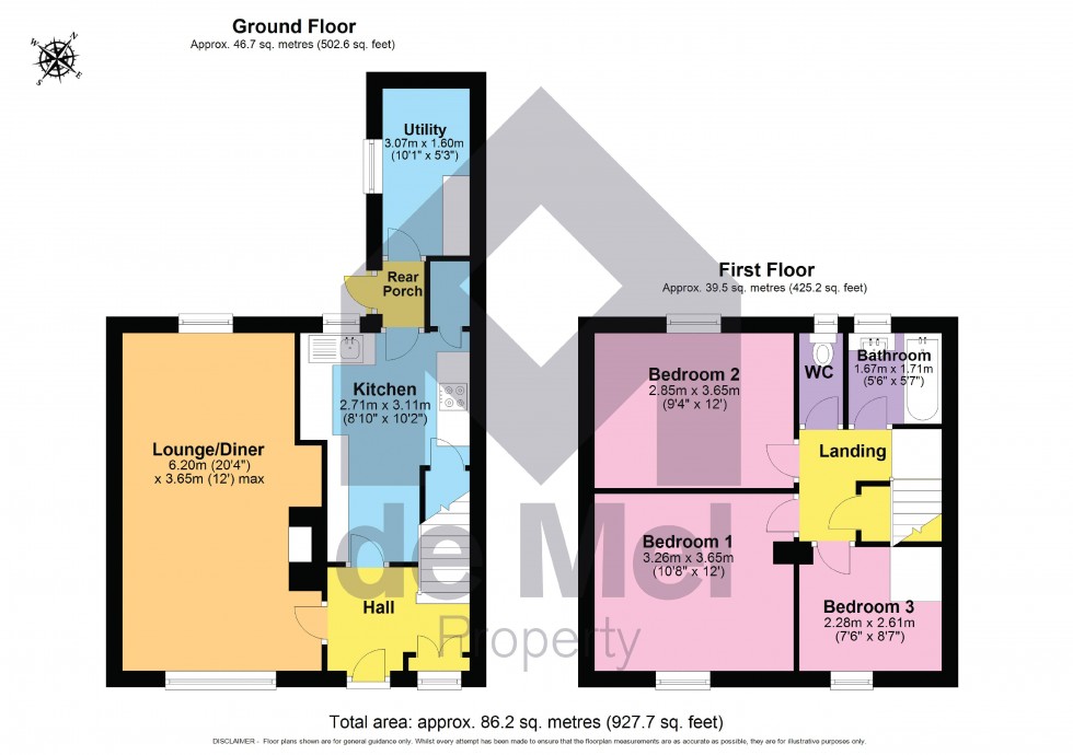 Floorplan for Gloucester Street, Winchcombe