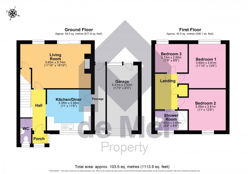 Floorplan for Langley Road, Winchcombe