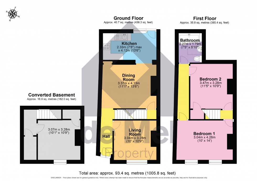 Floorplan for New Street, Cheltenham