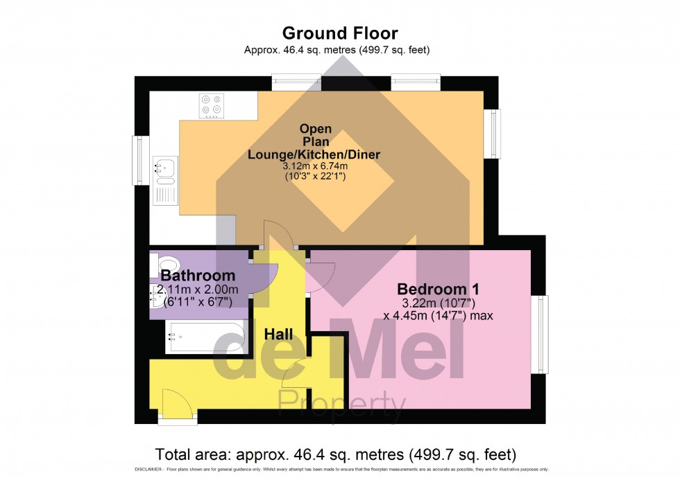 Floorplan for Vale Road, Bishops Cleeve