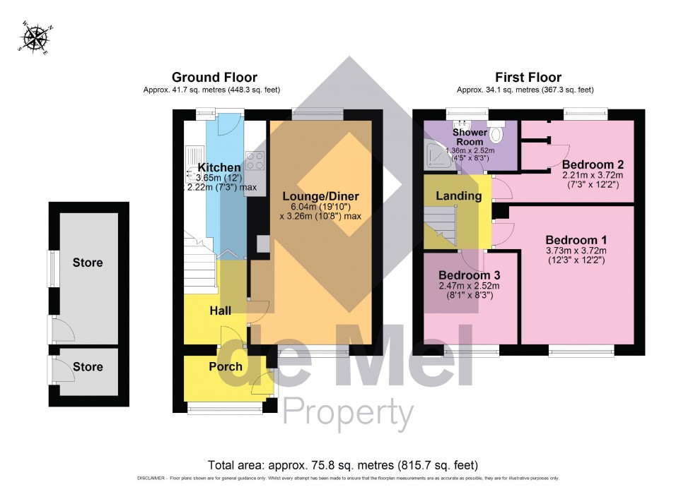 Floorplan for Abbots Leys Road, Winchcombe