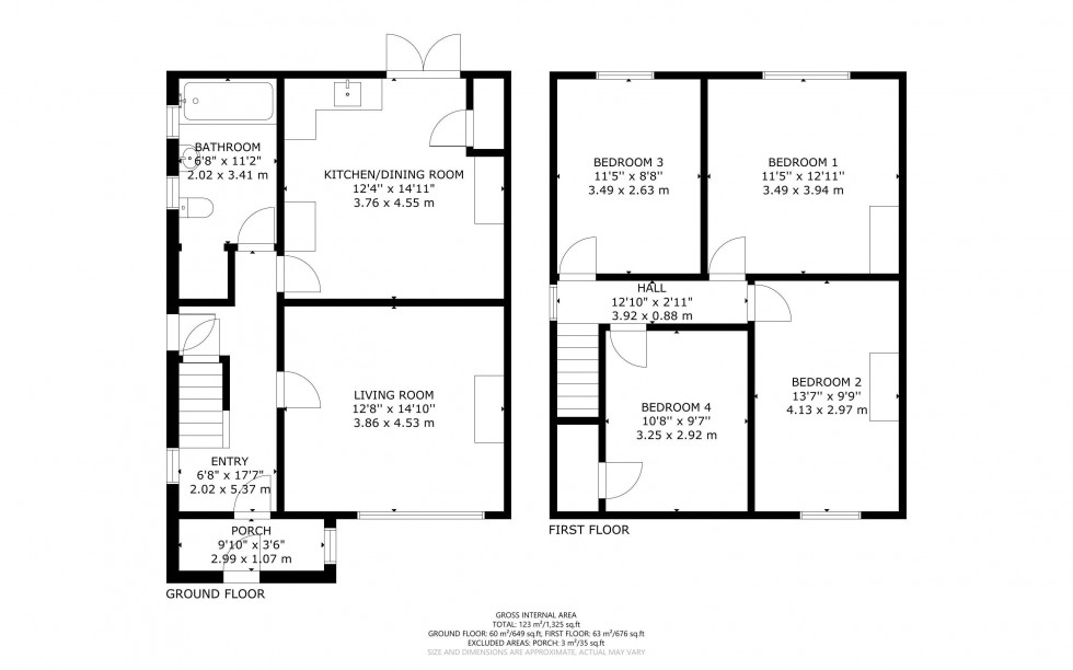 Floorplan for Mersey Road, Cheltenham