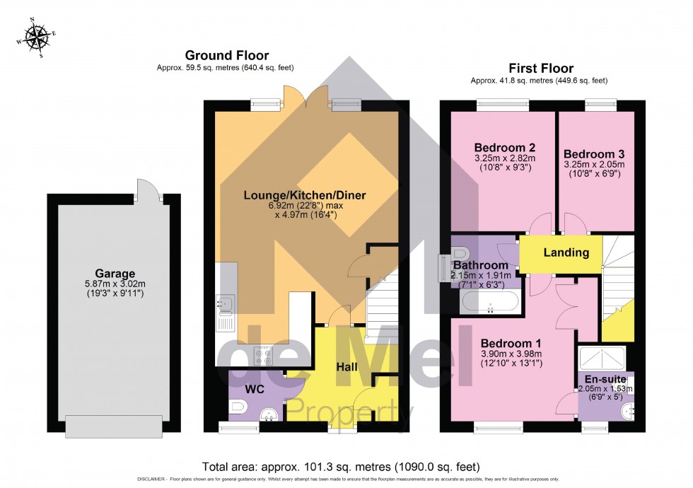 Floorplan for Mirabelle Road, Bishops Cleeve