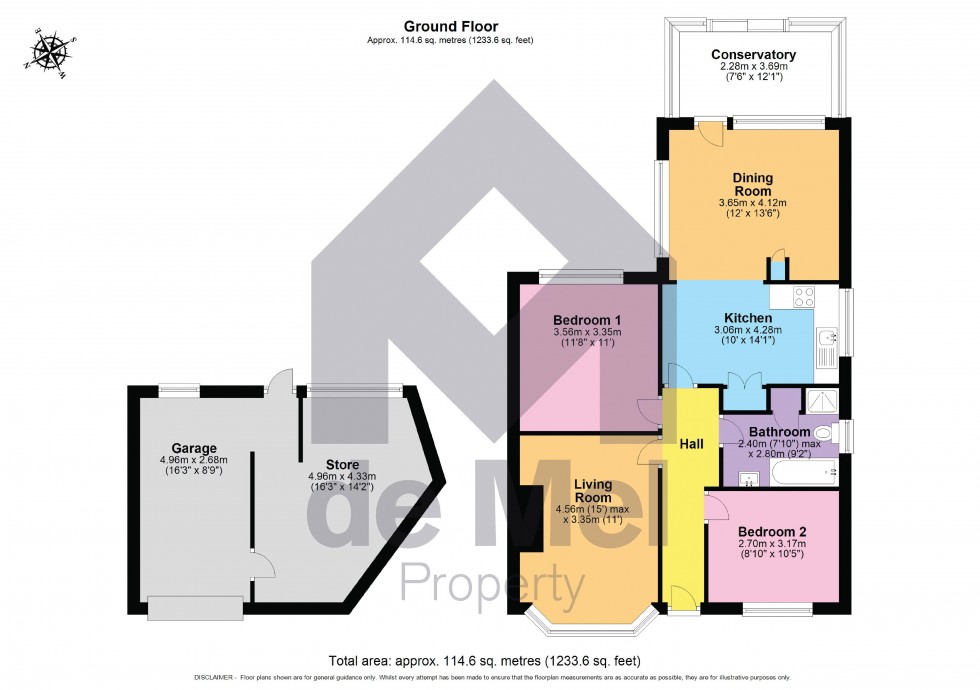 Floorplan for Green Street, Brockworth