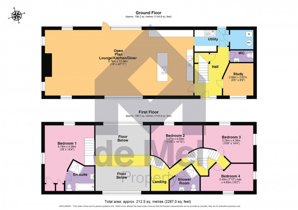 Floorplan for Tredington, Gloucestershire