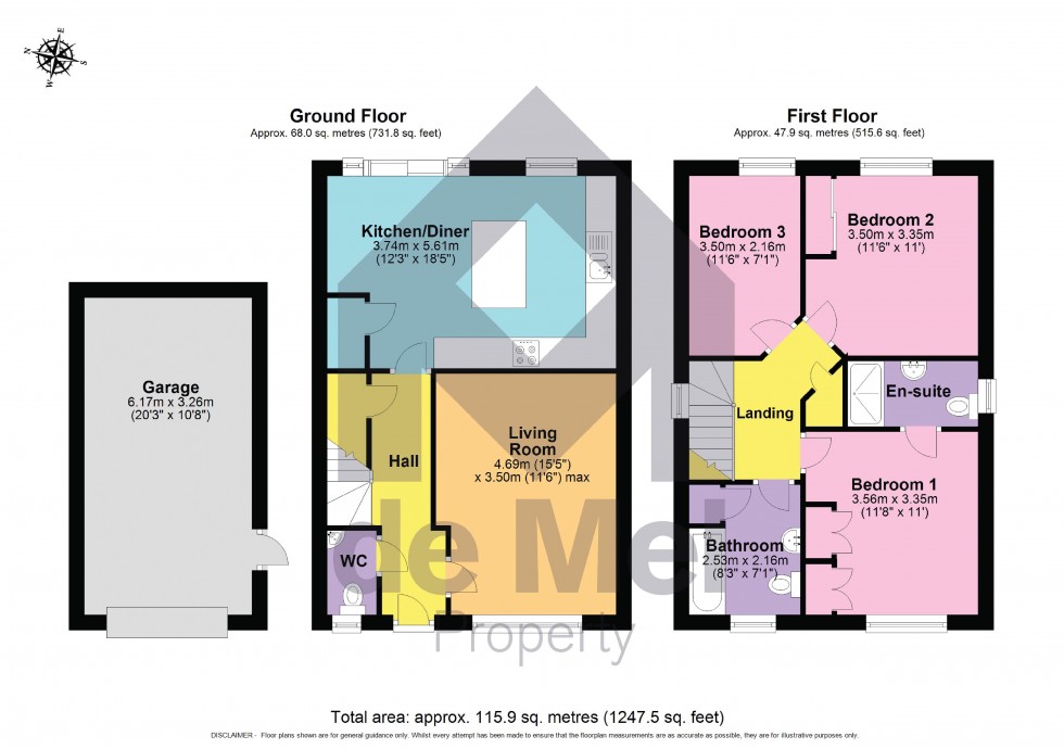 Floorplan for Lidcombe Road, Winchcombe