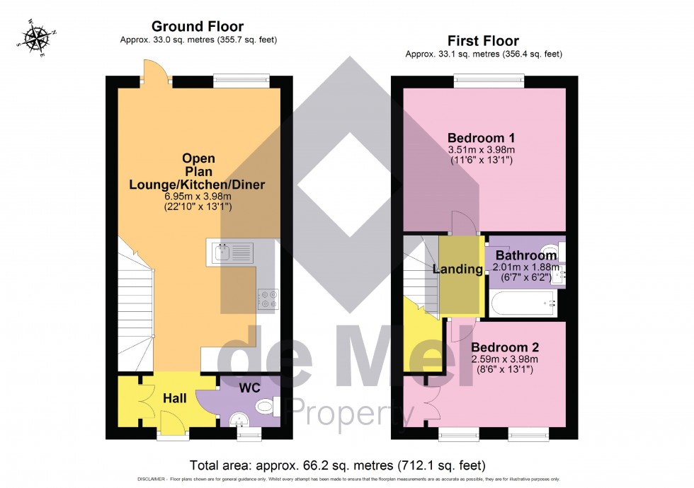 Floorplan for Wendercliff Close, Bishops Cleeve