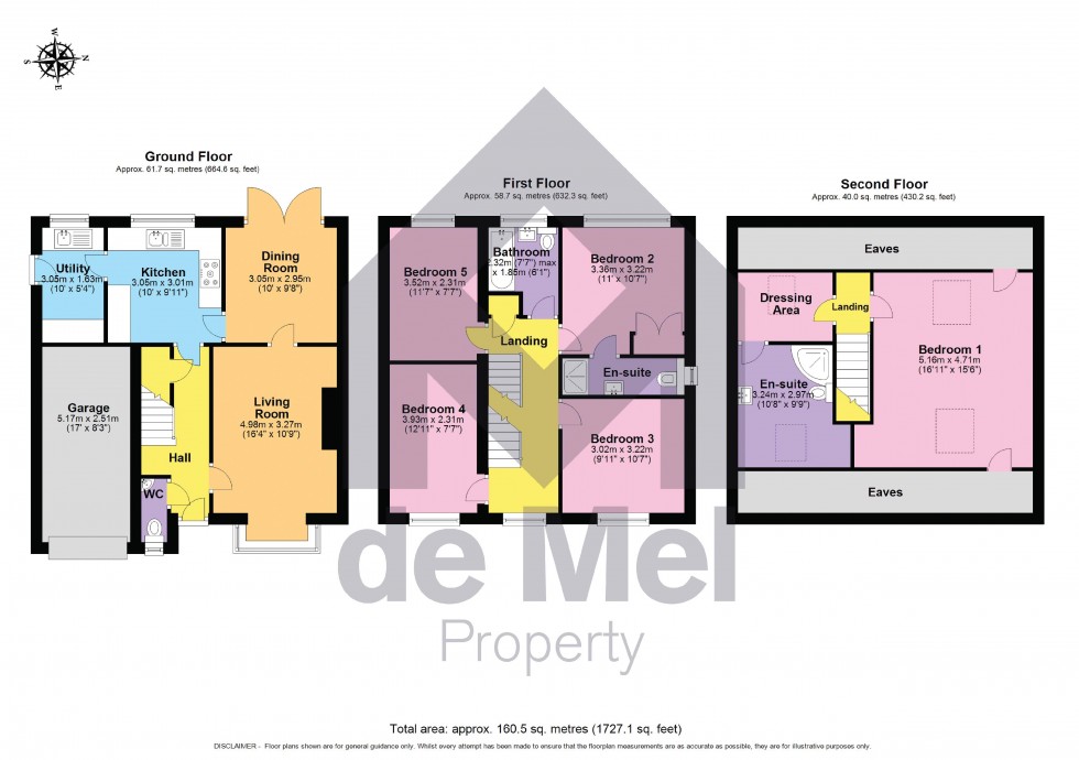 Floorplan for Murray Close, Bishops Cleeve