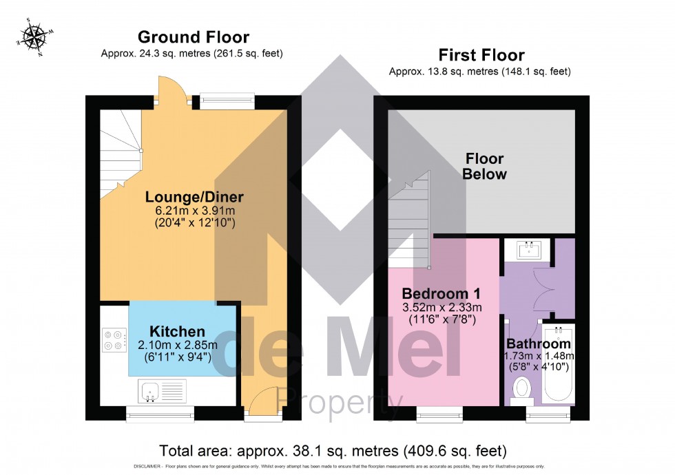 Floorplan for River Leys, Swindon Village