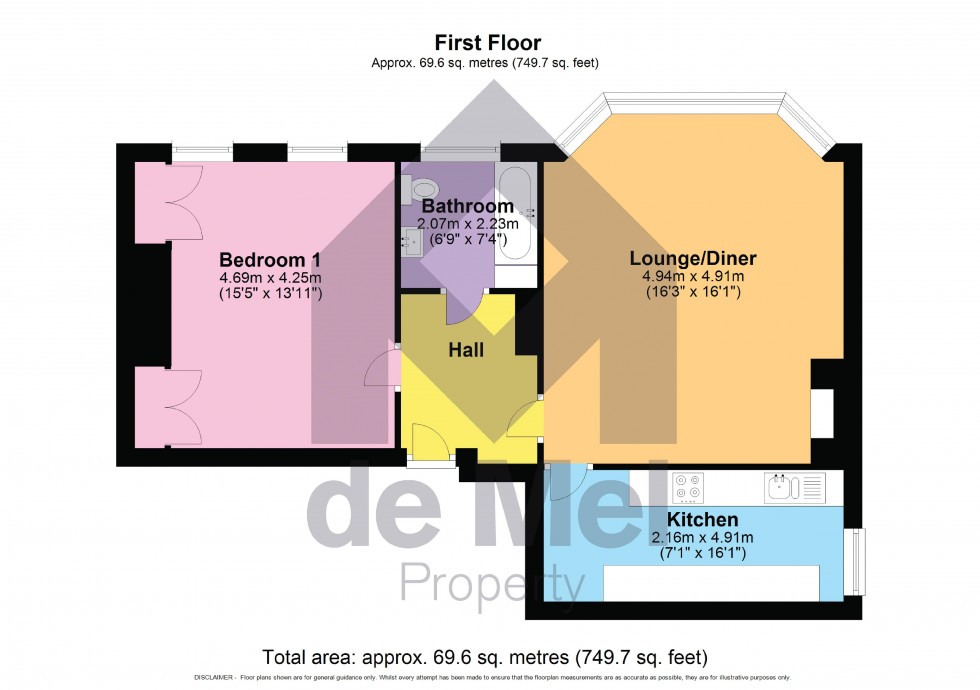 Floorplan for Overton Park Road, Cheltenham