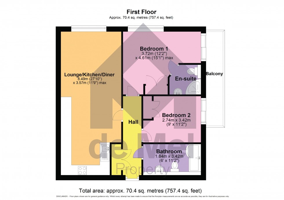 Floorplan for St James South, Jessop Avenue, Cheltenham