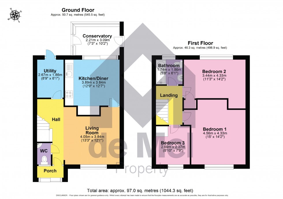 Floorplan for Ladysmith Road, Cheltenham