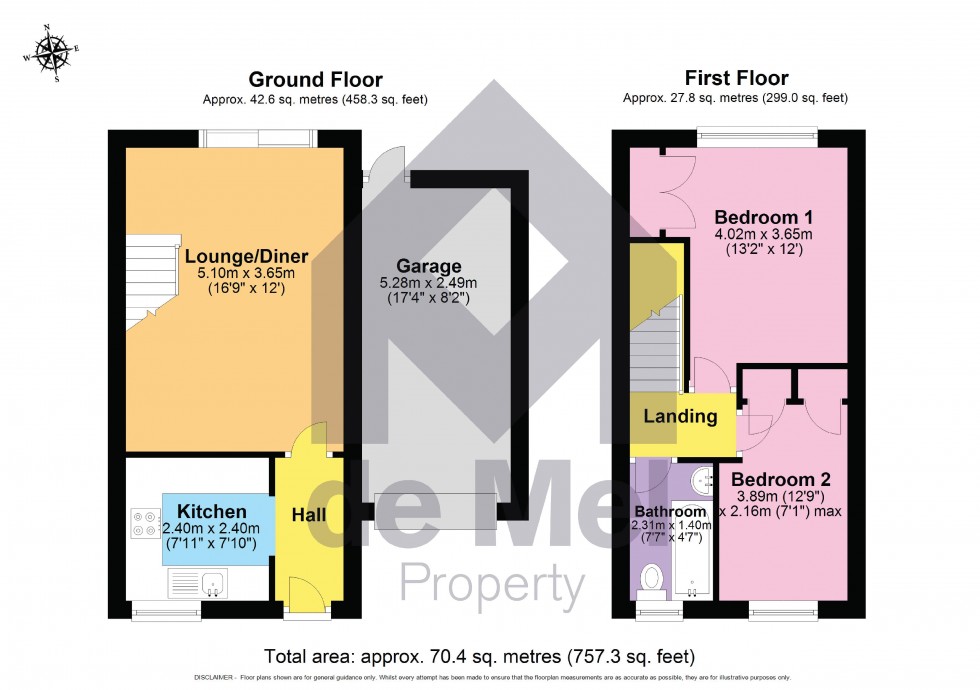 Floorplan for Vervain Close, Churchdown