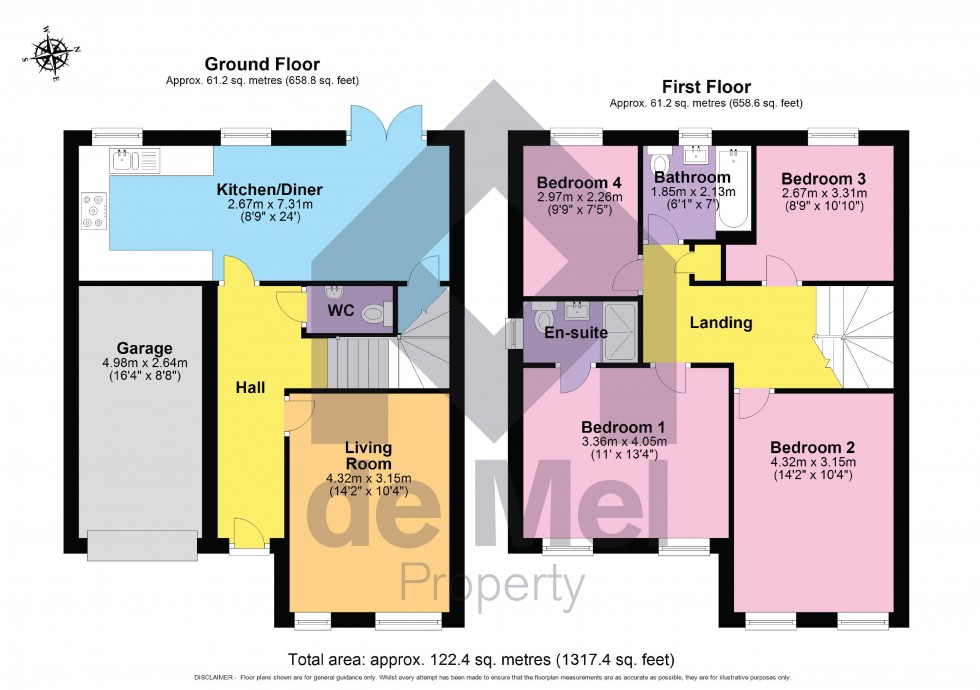 Floorplan for Sapphire Road, Bishops Cleeve