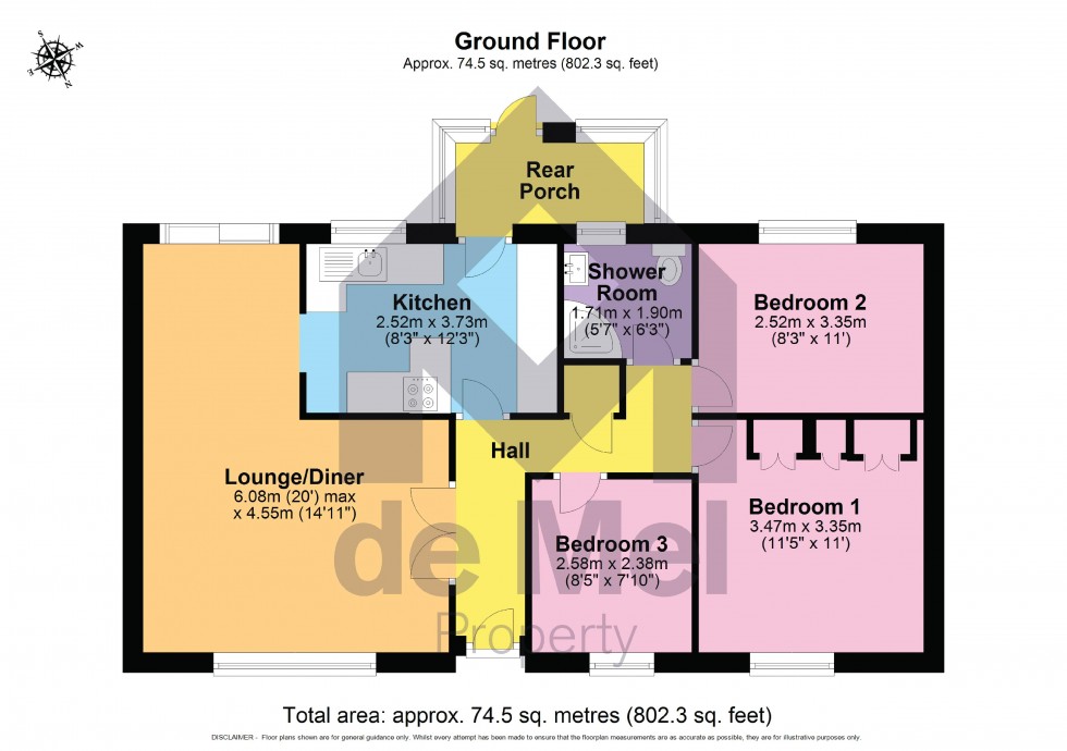 Floorplan for Manor Court, Swindon Village