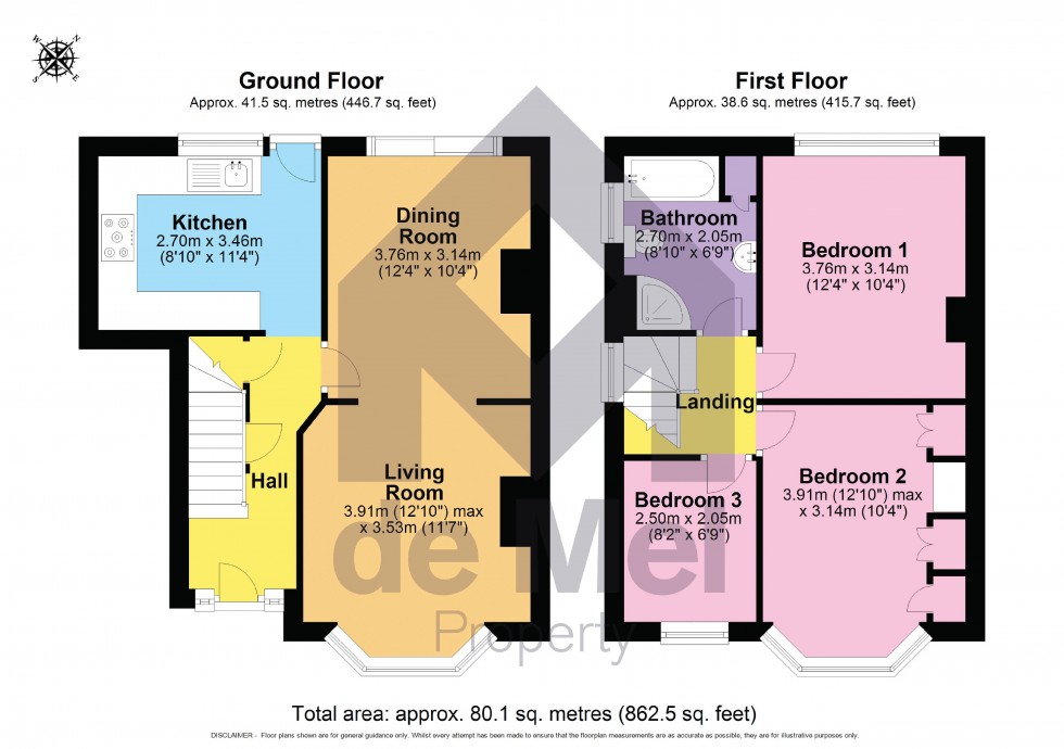 Floorplan for Tanners Road, Cheltenham