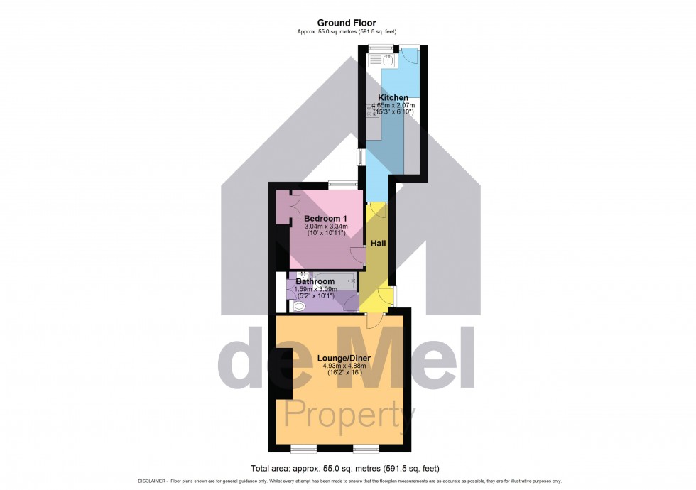 Floorplan for Pittville Lawn, Cheltenham