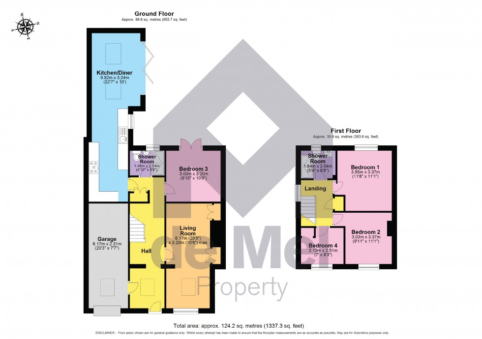 Floorplan for Pine Bank, Bishops Cleeve