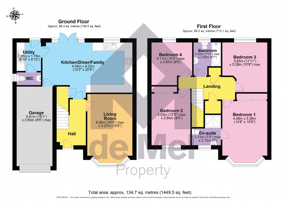 Floorplan for Conway Drive, Bishops Cleeve