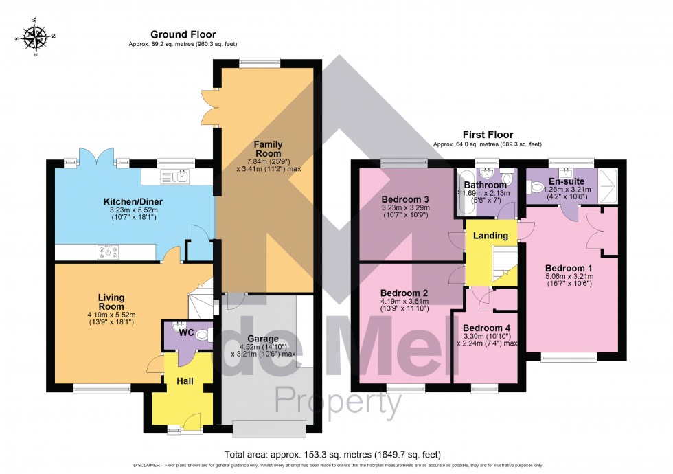 Floorplan for Gallops Lane, Prestbury