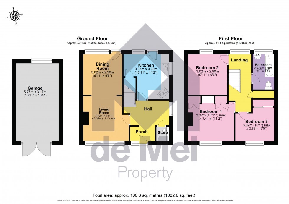 Floorplan for Withyfield Road, Bishops Cleeve