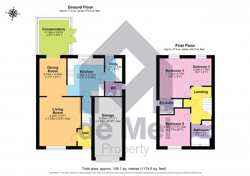 Floorplan for Abbey Meadow, Stonehills, Tewkesbury