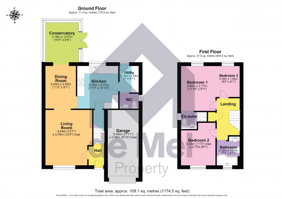 Floorplan for Abbey Meadow, Stonehills, Tewkesbury, GL20