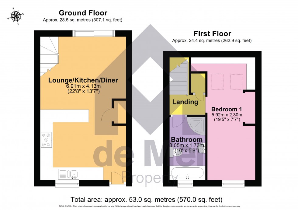 Floorplan for Rothleigh, Up Hatherley