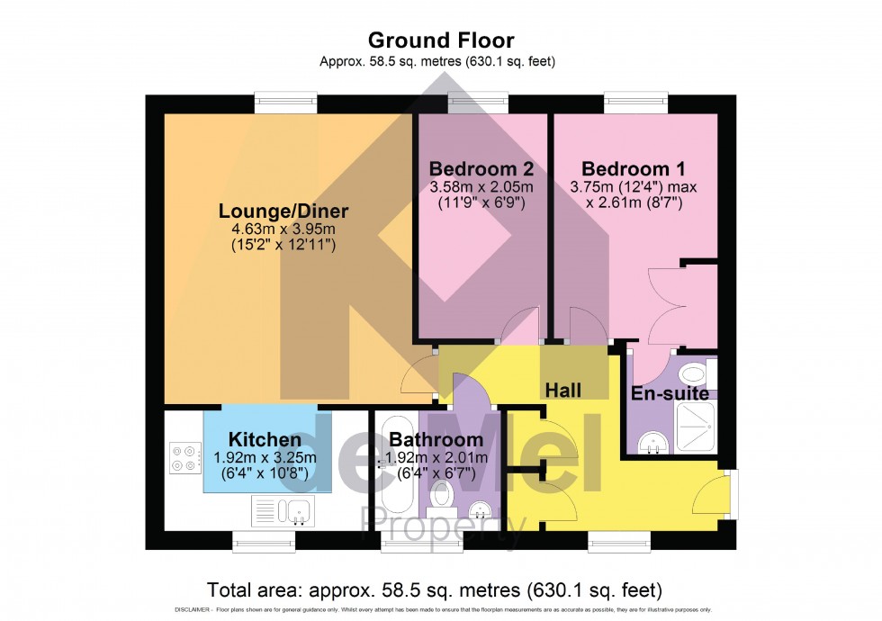 Floorplan for Appleyard Close, Cheltenham