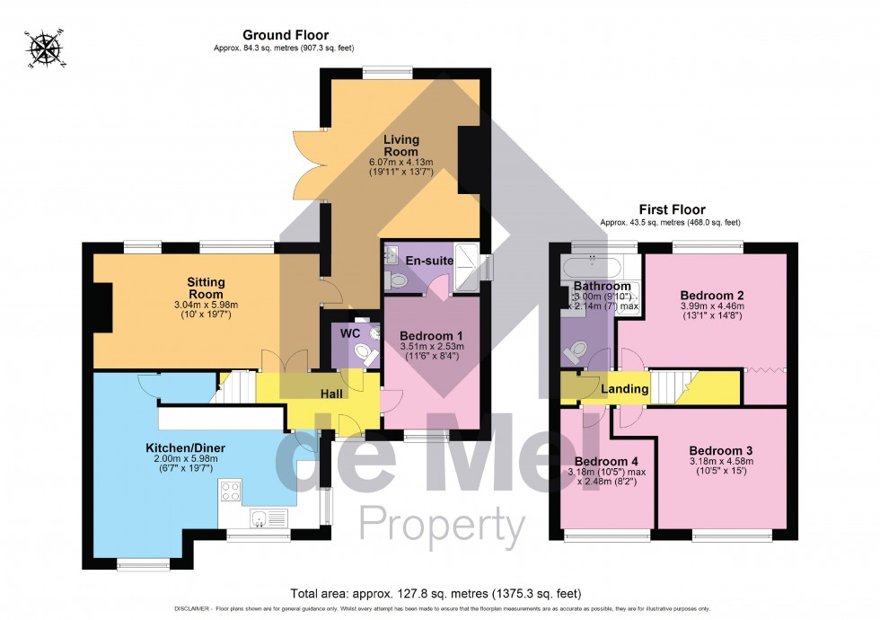 Floorplan for Sedgley Road, Bishops Cleeve