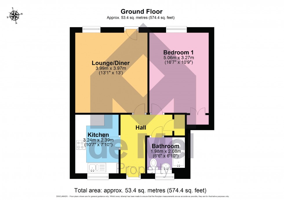 Floorplan for Russet Drive, Bishops Cleeve