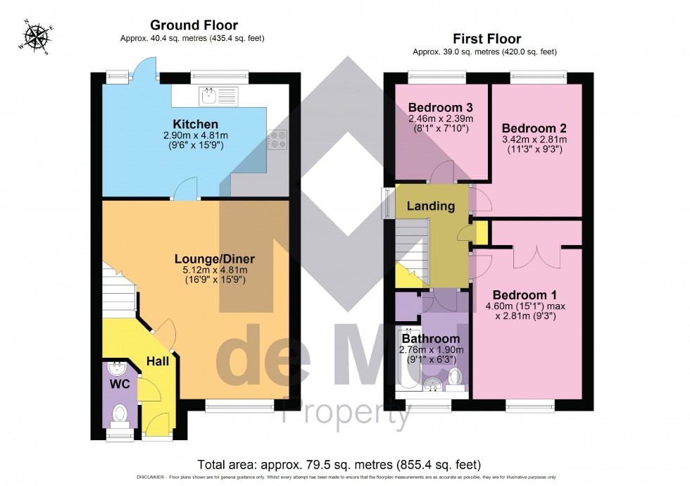 Floorplan for The Finches, Greet