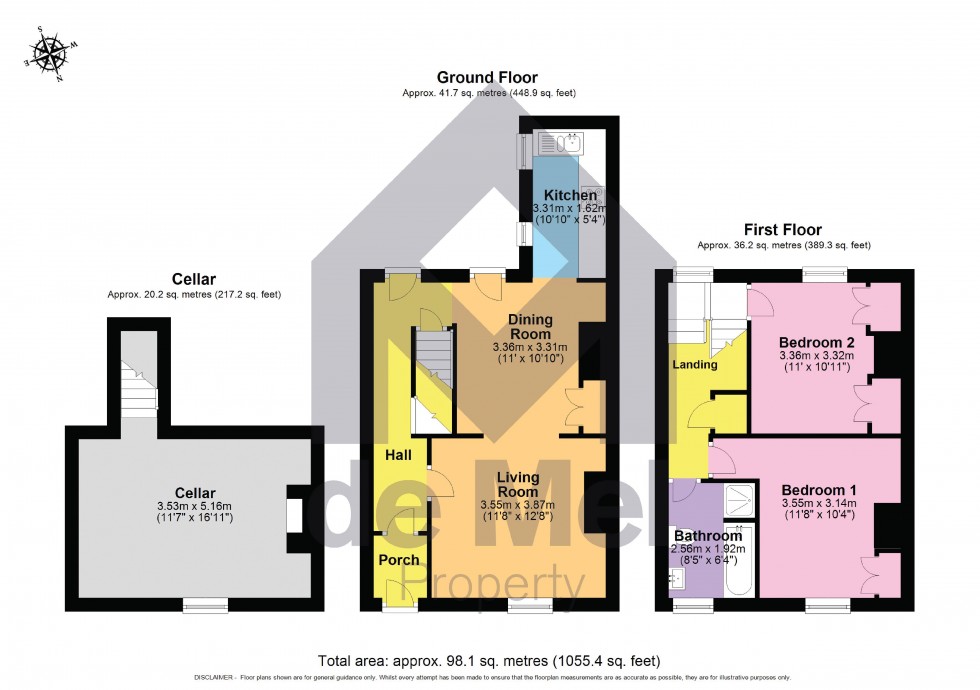 Floorplan for Northfield Terrace, Cheltenham