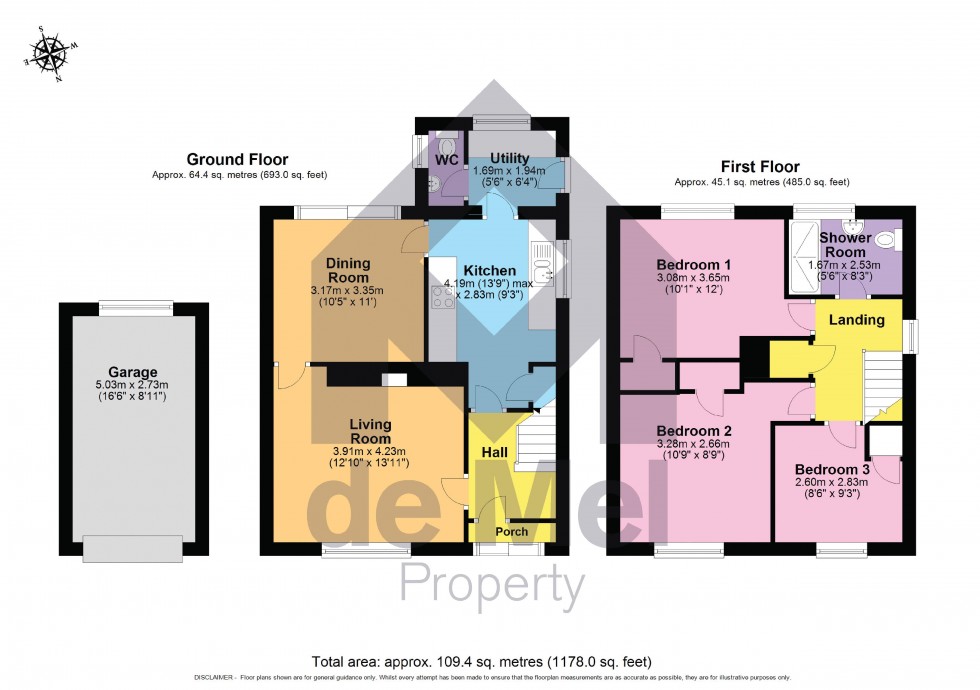 Floorplan for Cleevelands Avenue, Cheltenham