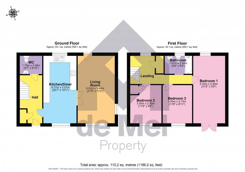 Floorplan for Haymakers Road, Bishops Cleeve