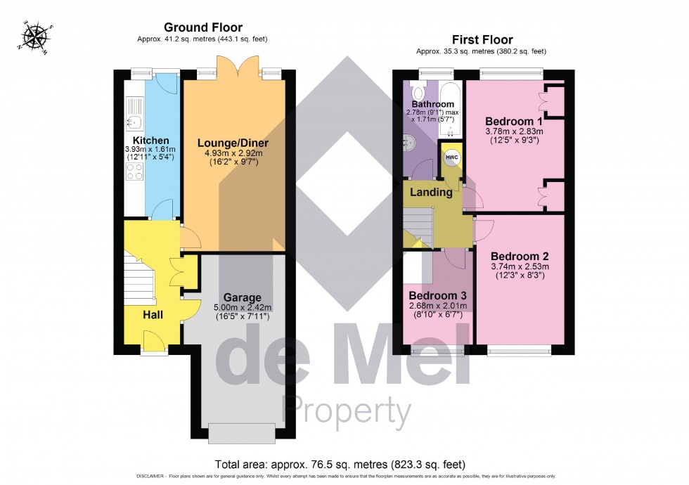 Floorplan for Springbank Grove, Cheltenham