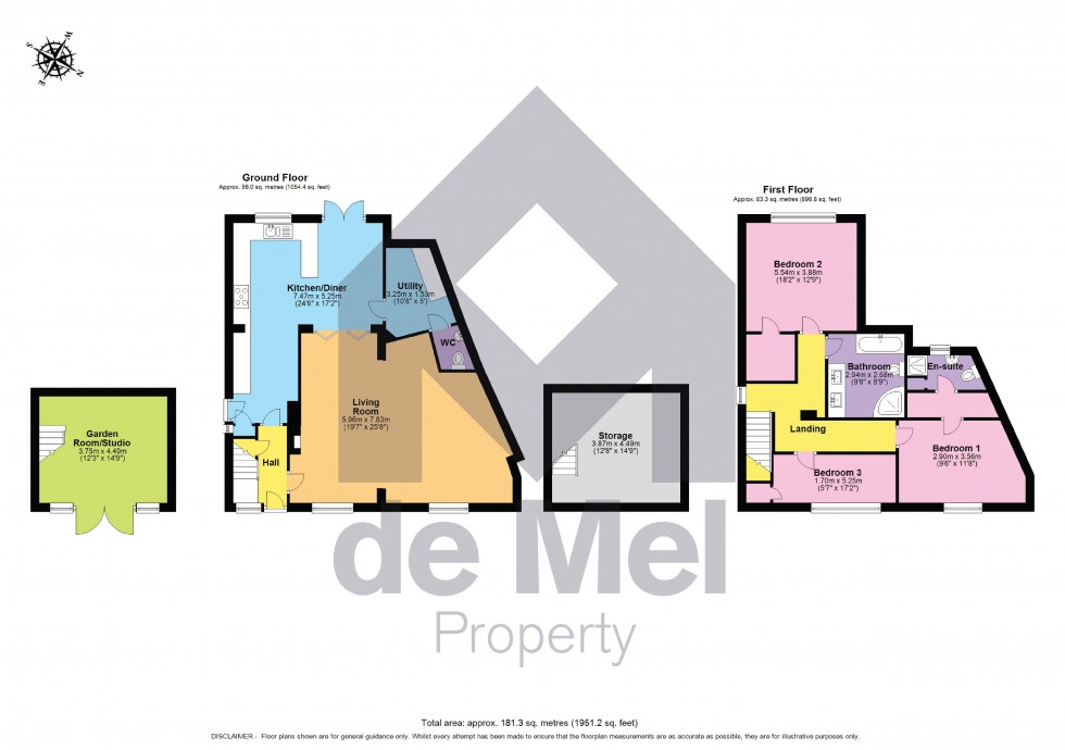 Floorplan for Linden Avenue, Prestbury