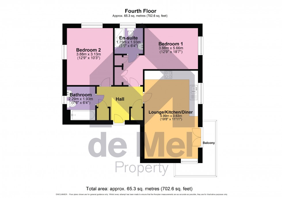 Floorplan for Fairford Road, Cheltenham