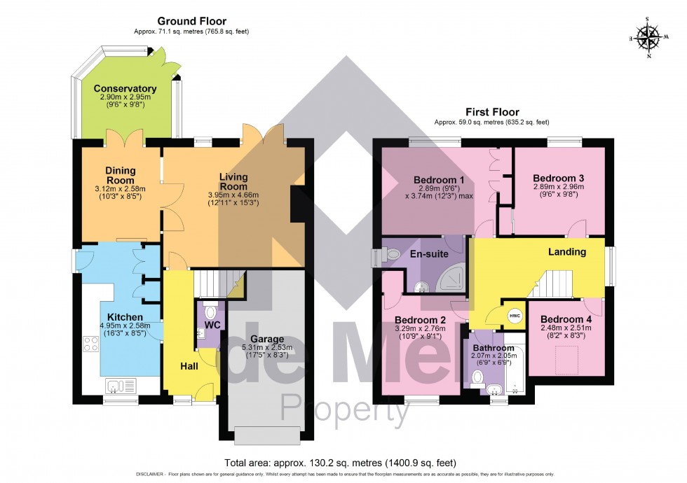 Floorplan for The Rowans, Woodmancote