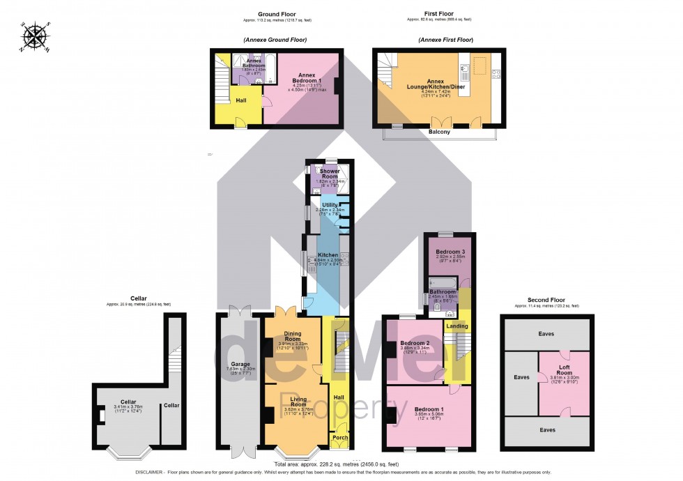 Floorplan for Hales Road, Cheltenham